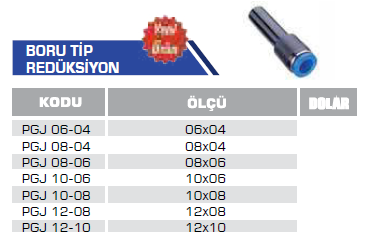 BORU TİP REDÜKSİYON