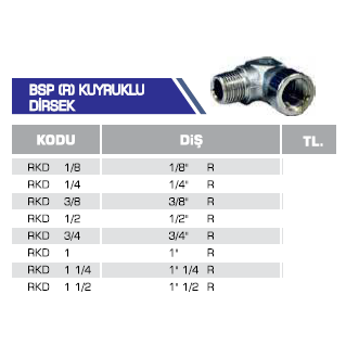 BSP (R) KUYRUKLU DİRSEK