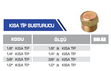 KISA TİP SUSTURUCU