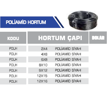 POLİAMİD HORTUM