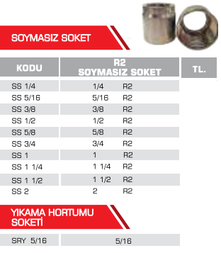 Soymasız Soket